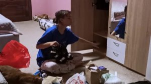 Разбираю вещи в шкафу/ убираю рабочие место✨