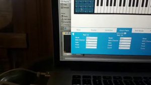 Alesis VI61 editor.