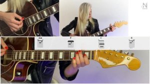 5. Учим БОЙ Е. Летова Все идет по плану ГО РАЗБОР АККОРДОВ на гитаре Надия Косинская