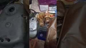 вторичный вал старый и новый на мотоцикл восход 3м отличия