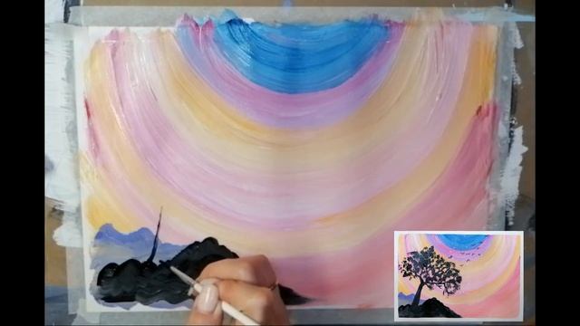 заРИСУЙ! правополушарное рисование - мастер-класс по рисованию гуашью смотреть онлайн