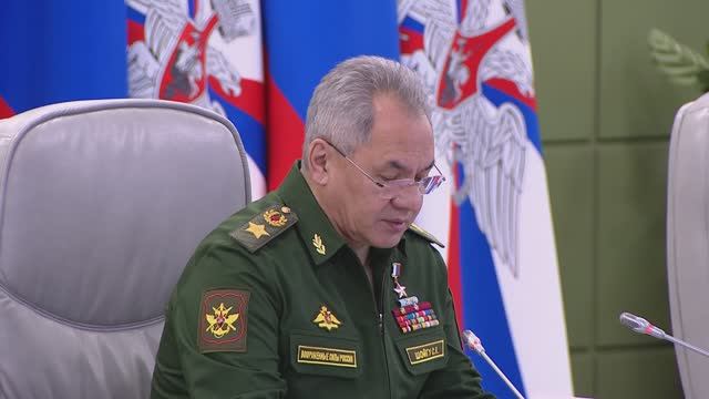 Министр обороны РФ Сергей Шойгу. Совещание с руководящим составом Вооруженных Сил 10 января 2023 г.