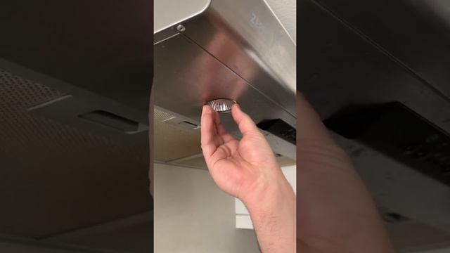 Easy Trick To Remove A Light Bulb From A Range Hood