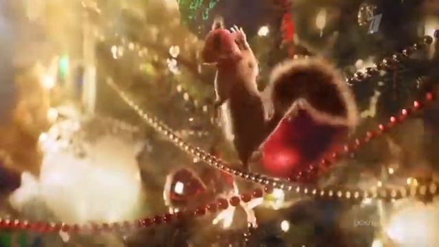 Рекламная заставка с белками Первого канала (2021-2022) (11) смотреть онлайн