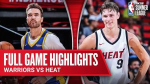 WARRIORS vs HEAT | NBA Летняя лига| ЛУЧШИЕ МОМЕНТЫ МАТЧА