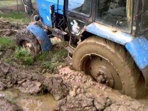 МТЗ-82.1 со спаренными задними колёсами