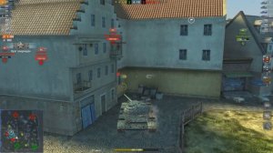 Тайп 59. Он смог набить 7500 урона. Скил или везение... Wot Blitz