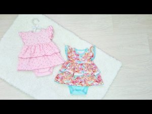 Как сшить детское платье-боди своими руками + выкройка.