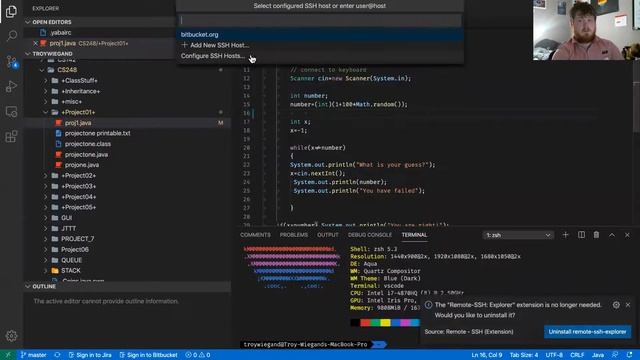 Fun VS Code Tutorial / Remote SSH to Thomas смотреть онлайн