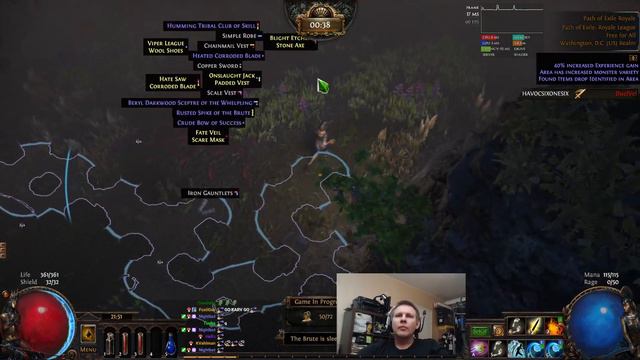 [Path of Exile] Twitch Rivals Battle Royale Solos - Game 2, Molten Strike | 3.16 Scourge смотреть онлайн