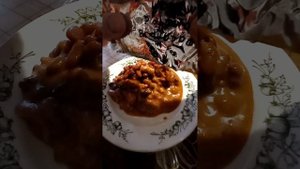 Фасоль в томатном соусе с мясом в реторт-пакете