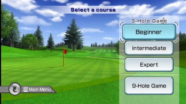 I GOT MY FIRST HOLE IN ONE ON WII SPORTS GOLF смотреть онлайн