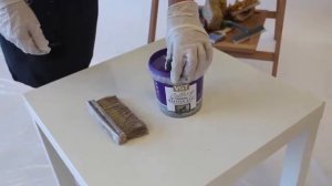 Нанесение декоративной штукатурки "Морской бриз" в графитовом цвете. Линейное нанесение.