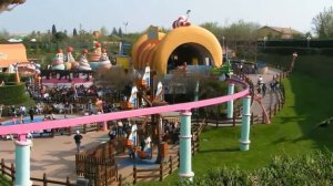 Visiting Gardaland, Amusement park in Castelnuovo del Garda, Italy