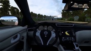 Nissan Qashqai 2018 Euro Truck Simulator 2 [Steering Wheel Play]