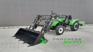 Китайский трактор Saturn ST2401 оборудованный навесным оборудованием / трактор с куном с фрезой