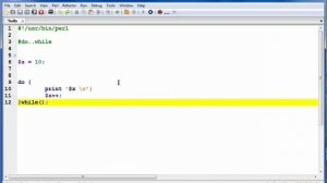 perl tutorial NO 28 do  while loop