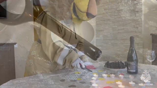 Петербургские спасатели и лев-пожарный Елисей поздравляют вас с Днем Влюбленных! смотреть онлайн