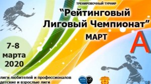 2020 Лиговый Чемпионат по настольному теннису март лига А Петрозаводск