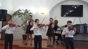 Ансамбль "Ассорти", ДШИ №1, г. Томск. Д. Шостакович "Прелюдия", Э. Градески "Регтайм".