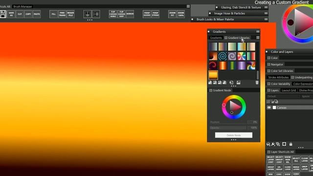 How to Make Gradients - Corel Painter Tutorial смотреть онлайн