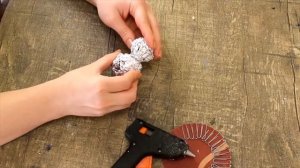 МК основа для елочной игрушки из фольги