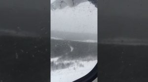 Взлёт из аэропорта г.Северо-Енисейский