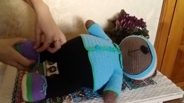 Видео обзор вязанного мишки смотреть онлайн