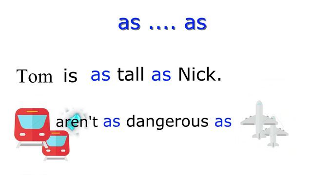 Конструкция as ... as в английском языке для сравнения прилагательных и наречий смотреть онлайн