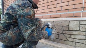Как покрасить искусственный камень грунтовкой. Без воды: Полный процесс.