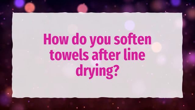 Why are my towels hard after washing? смотреть онлайн