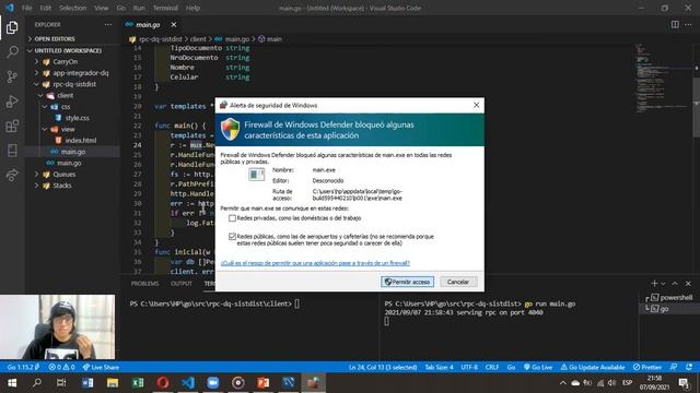 3 - RPC con Golang смотреть онлайн