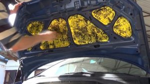 Шумоизоляция капота Hyundai Getz