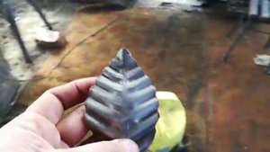 Пресс кузнечный самодельный гидравлический первый штамп