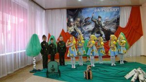 Инсценировка песни "Солдат молоденький"