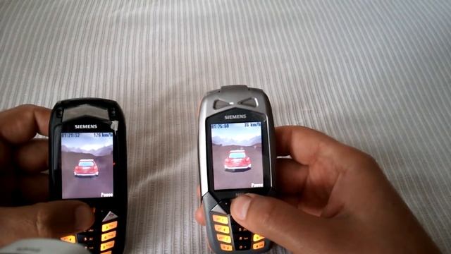 Siemens M65. 2 мобильника. Поиграл в Siemens 3D Rally. SHARP SH-02E. смотреть онлайн