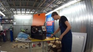 Сварочный полуавтомат FoxWeld invermig 185/205 покупка, обзор, сварка.