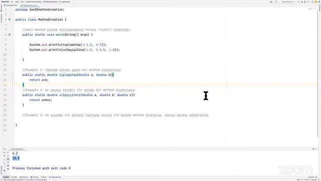 Method Creation - Method Call | Java Ders 3 | Techpro Education смотреть онлайн