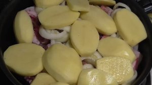 Свинина по-армянски с русским акцентом,pork stew with potatoes