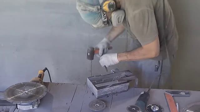крест из гранита. обработка камня.резка гранита.stone carving.