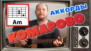 КОМАРОВО - ИГОРЬ СКЛЯР (ПРОСТАЯ ПЕСНЯ НА ГИТАРЕ) АККОРДЫ БЕЗ БАРРЭ + БОЙ (КАК ИГРАТЬ) COVER ?