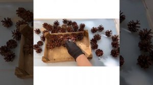 ДЕЛАЕМ ПАННО ИЗ ШИШЕК [МК]