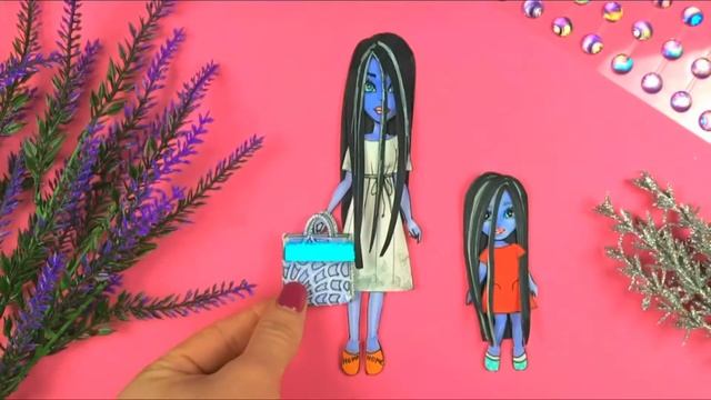 БУМАЖНЫЕ КУКЛЫ САДАКО И РАПУНЦЕЛЬ ОДЕВАЮТСЯ НА ПИЖАМНУЮ ВЕЧЕРИНКУ - ИГРАЕМ С КУКЛАМИ DOLLSY HOLLSY смотреть онлайн