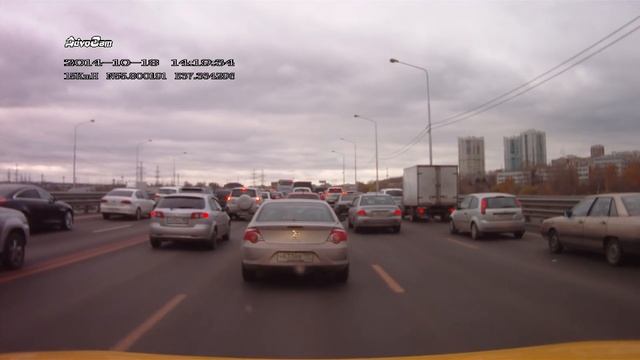 Авария на Новой Риге (18.10.14) смотреть онлайн