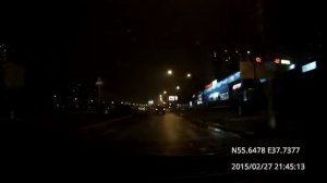 Текстильщики - Марьино - Текстильщики 27-28/02/2015 (timelapse 4x)