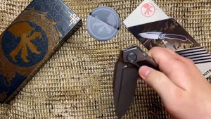 Microtech ANAX Integral Titanium Carbon handle M390