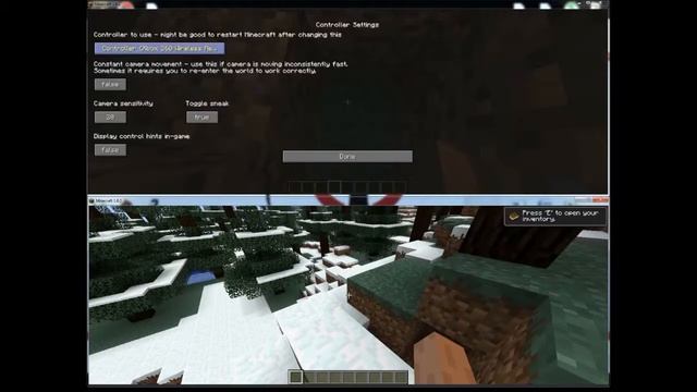 Minecraft split-screen on pc