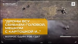 "Дроны ВСУ сбиваем головой, мешком с картошкой и..." Вопрос один: РЭБ где? (https://tsargrad.tv/prev