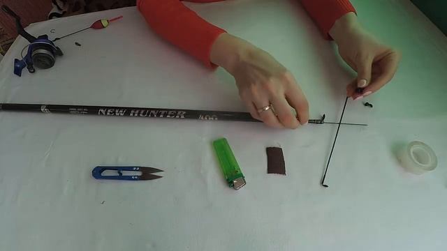 Как быстро поменять тюльпан на удочку. Ремонт удочки New Hunter смотреть онлайн