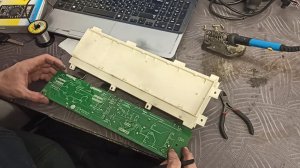 Стиральная машина LG. Плохо нажимаются кнопки. Ремонт модуля